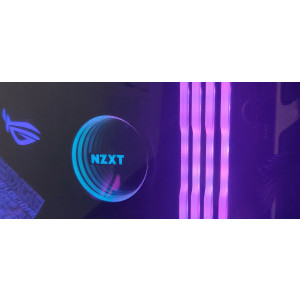 Kraken X73, pe i7 9700k intr-un ROG Strix Z390-E