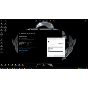 Advanced display settings