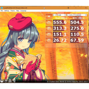 Intel 545 series 256GB test 1