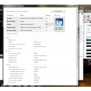 Nota windows live experience