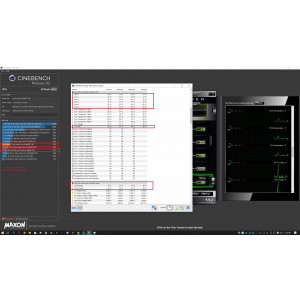 La o temperatura ambientala de 25 de grade, i5 9400F OC  (blk) in 4107 mhz, nu a trecut de 57...