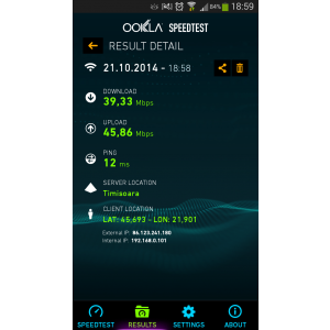 Speedtest wi-fi