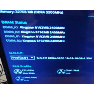 Detectare imediata in BIOS.