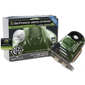 BFG Tech GeForce 8800GTS OC2 320MB 320-bit