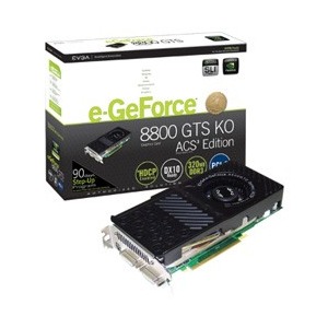 EVGA e-GeForce 8800 GTS ACS3 KO 320MB DDR3 320-bit