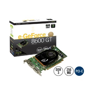 EVGA e-GeForce 8600GT 256MB DDR3 128-bit