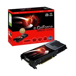 EVGA e-GeForce 9800GX2 1GB DDR3 512-bit