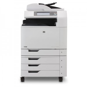 Multifunctionala HP LaserJet CM6040 MFP, laser, color, format A3, retea ...