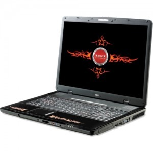 MSI MegaBook GX700X-255EU Core 2 Duo T8100 2.1GHz Black