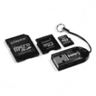 Kingston Micro SD 8GB with 2 Adapters + Micro SD Reader