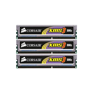 Corsair XMS3 3GB DDR3 1333MHz CL9 Triple Channel Kit