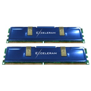 Exceleram 2GB DDR3 1800MHz CL8 Heatsink Blue Dual Channel Kit