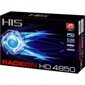 HIS ATI Radeon HD4850 Fan 512MB DDR3 256-bit