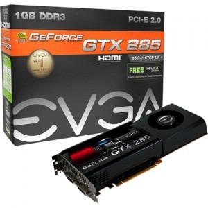 EVGA e-GeForce GTX 285 1GB DDR3 512-bit