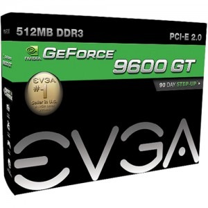 EVGA e-GeForce 9600GT 512MB DDR3 256-bit Single Slot