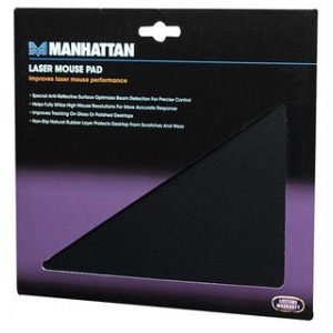Manhattan Laser Mouse Pad 220 x 180 x 1 mm, black