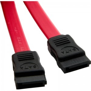 4World SATA-II Female - SATA-II Female, 0.3m, rosu