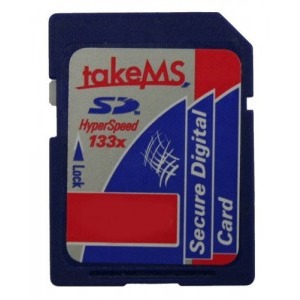TakeMS Speed Secure Digital Card 133x 4GB