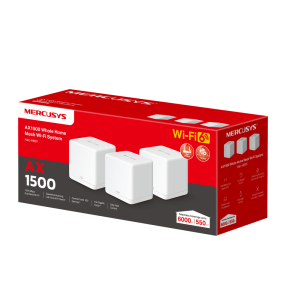 MERCUSYS Gigabit HALO H60X Dual-Band WiFi 6 3Buc