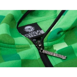 Minecraft Hanorac Creeper Premium Zip-up, Marime copii: XL