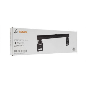SBOX PLB-1948, 43 - 100 inch, negru