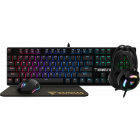 Gamdias Hermes E1B: Tastatura mecanica + Mouse + Casti + Mouse pad