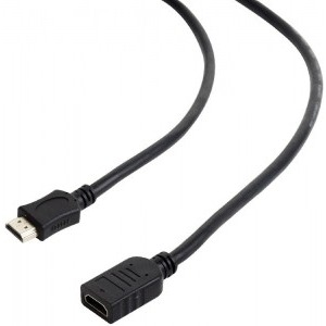 Cablu video Gembird HDMI Male - HDMI Female, v1.4, 3m, negru