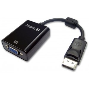 Sandberg 1x DisplayPort Male - 1x VGA Female, negru