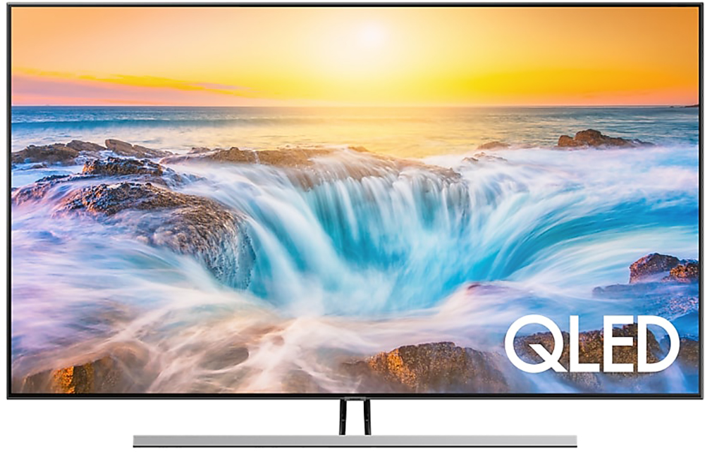 Televizor LED Samsung Smart TV QLED 55Q85RA Seria Q85R 138cm argintiu-gri 4K UHD HDR