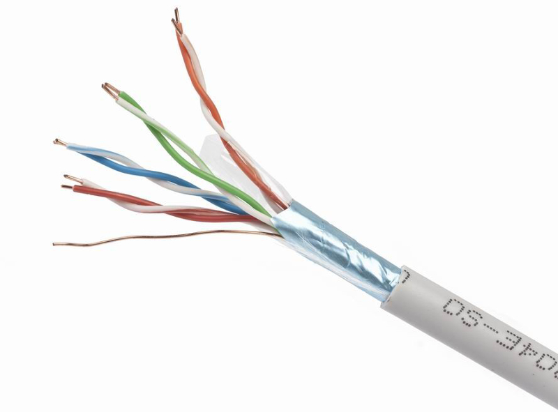 Cablu retea Gembird CAT6 FTP Foil Shielded Solid CCA Cable 100m Gri