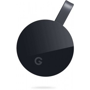 Google ChromeCast Ultra, 4K Streaming, Black