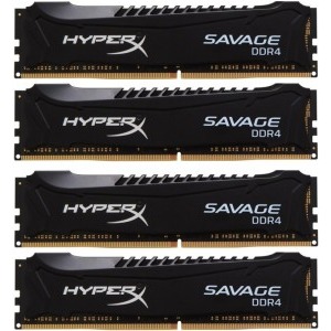 HyperX Savage Black 32GB DDR4 3000MHz CL15 Quad Channel Kit