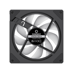 Gamemax FN12A-S8I PWM ARGB 120mm Black Reversed