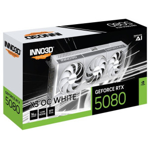 Inno3D GeForce RTX 5080 X3 OC WHITE 16GB GDDR7 256-bit DLSS 4.0