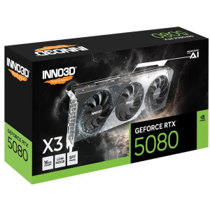 Inno3D GeForce RTX 5080 X3 16GB GDDR7 256-bit DLSS 4.0