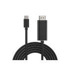 Cablu video Conceptronic USB-C - HDMI Male, 2 m, Negru