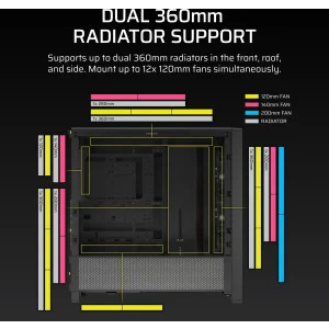 Corsair FRAME 4000D RS ARGB Black