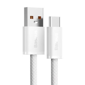 Baseus Dynamic, USB Male la USB-C Male, 100W, 2 m, White