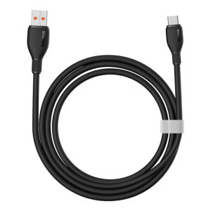 Baseus Pudding, USB Male la USB-C Male, 100W, 1.2 m, Black