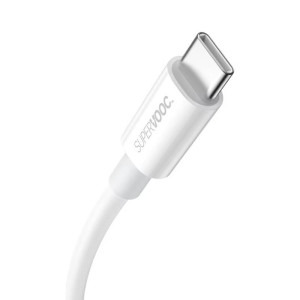 Baseus Superior, USB Male la USB-C Male, 2 m, White