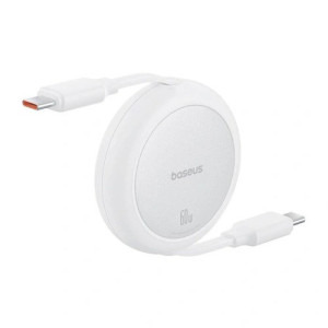 Baseus Free2Pull Mini, USB-C Male la USB-C Male, 1 m, 60W, White