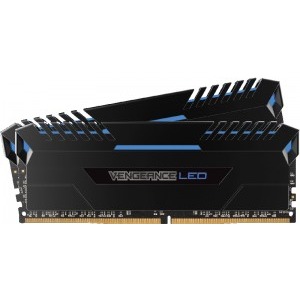 Corsair Vengeance Blue LED 64GB DDR4 3000MHz CL15 Quad Channel Kit