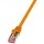Cablu retea Logilink PrimeLine CAT6a Patch Cable S/FTP 10G 0.5m orange