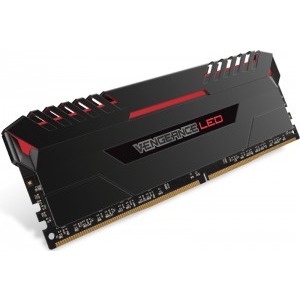 Corsair Vengeance Red LED 16GB DDR4 3000MHz CL15 Dual Channel Kit