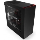 NZXT Source 340 Matte black-red