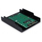 Adaptor Inter-Tech KT008B 3.5 inch 1x SATA Male - 1x mSATA SSD
