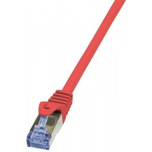 Cablu retea Logilink PrimeLine CAT6a Patch Cable S/FTP 10G 0.25m red