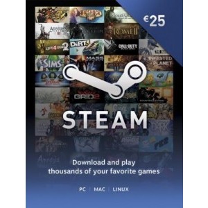 Joc Valve STEAM WALLET 25 EURO (CD KEY)