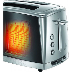 Russell Hobbs Prajitor de paine Luna Moonlight Grey 23221-56, 1550W, Gri-Inox