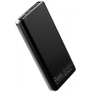 Hame P45, 10000 mAh, 2x USB, 2.1A, Afisaj LCD, Black